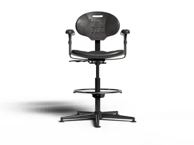 3d model of a chair Low-poly 3D model