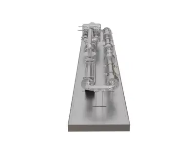 Pump Skids 3d Model 3D model