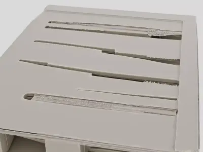 Industrial Factory Pallet Lift Platform for 3D print 3D model