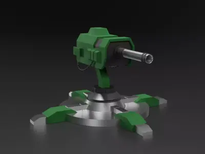 Automatic Shooter Free 3D model