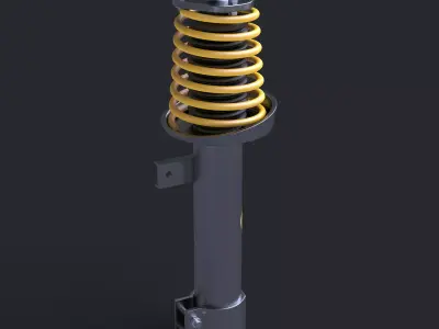 Shock Absorber 3D model