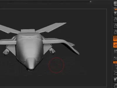 Ship 2 toy spaceship 3D model