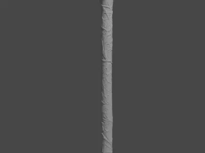 Low Poly Royal Spear Low-poly 3D model
