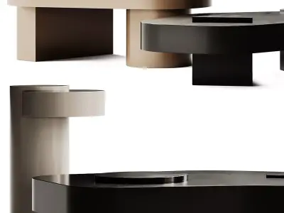 Sancal Bold Metal Coffee Tables 3D model