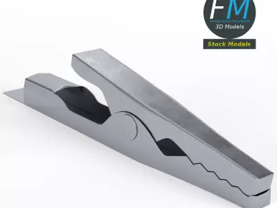 Crocodile clip 3D model purchase