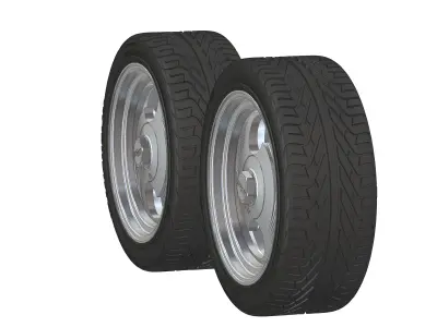 Wheels HRBB Deuce Ninja 18inch for your scale model 3D print model
