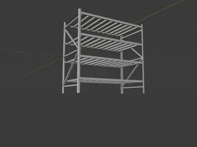 Industry shelving Free 3D model