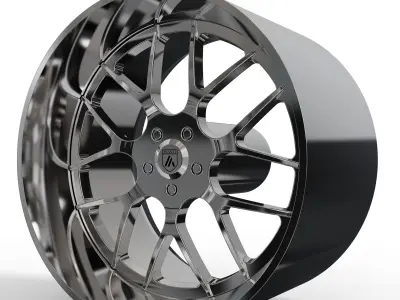 ASANTI AF174 WHEEL 3D MODEL 3D model