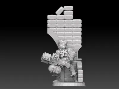 Combat Monk Cadre Megapack 3D print model