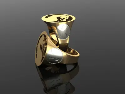 ring mortal kombat 3D print model