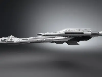 Klingon Raptor scale model   3D print model