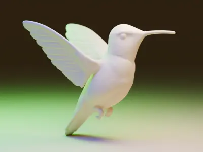hummingbird 3D model purchase