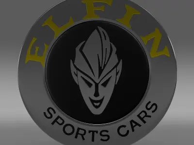 elfin logo 3D model by Sergey