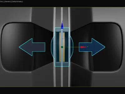 2 Speakers Sharing a Single Magnet - Concept 3D model