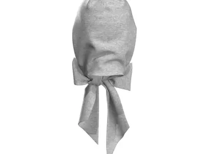 Ribbon Tie Balaclava 3D model