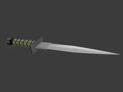  Hunting knife 3D model