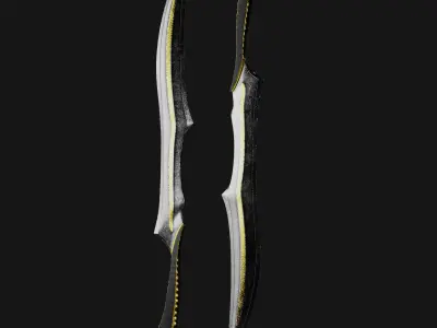 High-Quality Sword Asset with 4K Textures Low-poly 3D model