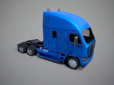American Truck 10 and upgrades - Mobile Asset Low-poly 3D model Low-poly 3D model