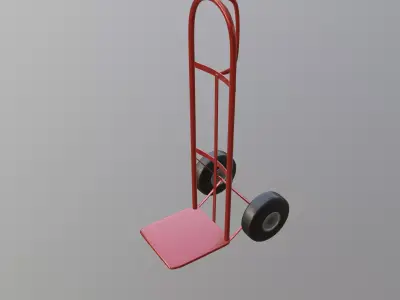 Hand Truck 3D model shop