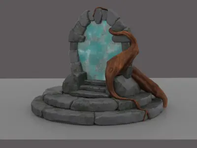 StoneGate Sifi SiFiStoneGate Low-poly 3D model