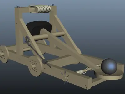 Catapult 3D model