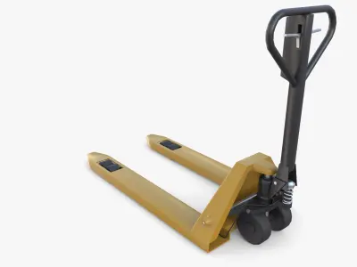 Pallet Jack V3 Low-poly 3D model