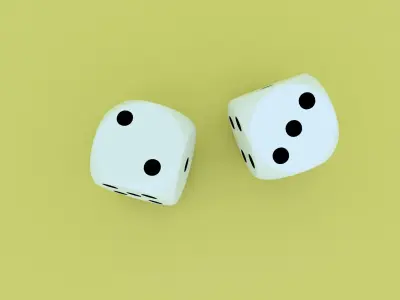 Game Dice 3D model