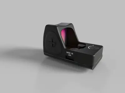 RMR scope Low-poly 3D model Low-poly 3D model