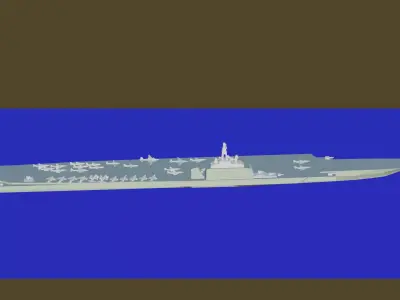 Aircraft carrier Project 1235 3D print model