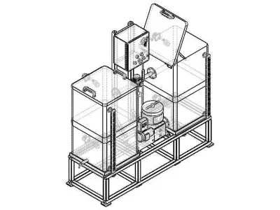 Oil Filter Machine - Rust Preventive 3D model