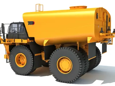 Off Highway Water Truck 3D model