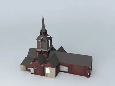 St. Martin's Church Arzal Free 3D model