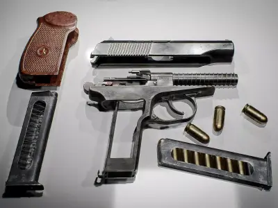 PM Makarov Modular System Low-poly 3D model