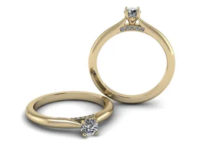 Diamond Jewelry Ring 8 3D print model purchase