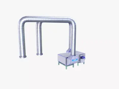 Bearing Mist Collector Low-poly 3D model