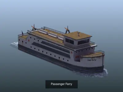 Modern Ships Collection 3D Model Pack