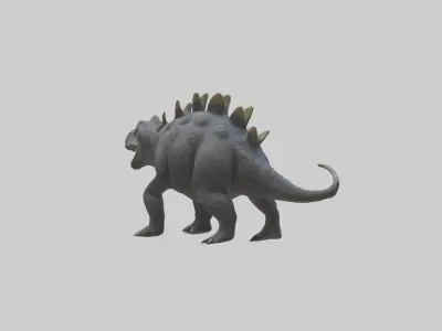 Realistic Ankylosaurus Model Low-poly 3D model