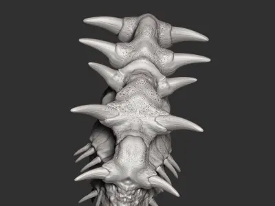 monster creature agua alien space  3D model