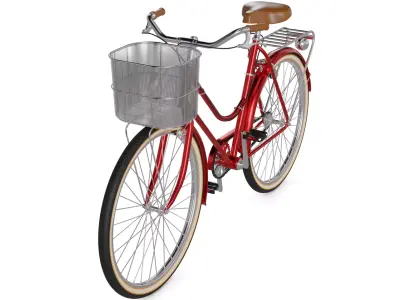 Touring Bike 3D model purchase