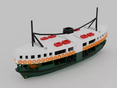 Hong Kong StarFerry for 3D printing 3D print model