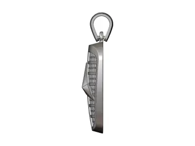 German Mercedes grill star automotive logo pendant charm 3D print model purchase