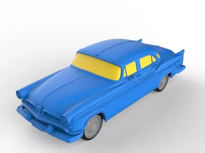 Chrysler 1956 Classic Car 3D print model