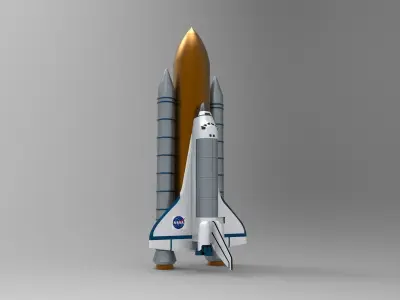 Space Shuttle 3D model 5