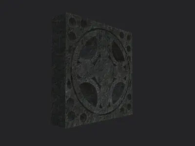 Grills and fences Low-poly 3D model