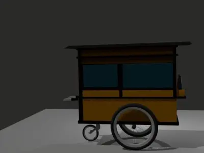 Project Gerobak 3D model
