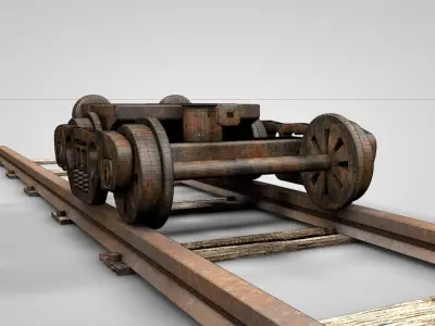 Train Wheels 3D model order