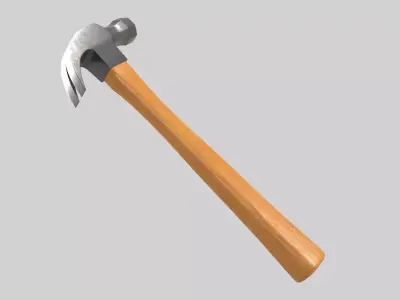 Claw hammer  3D model