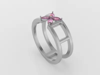 Spring rings 3D print model
