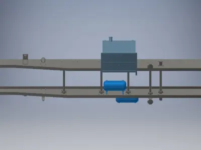 Truck chassis design  3D model