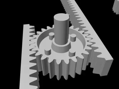 Mechanical Gear Clockwork Tool Kit Model 3D model